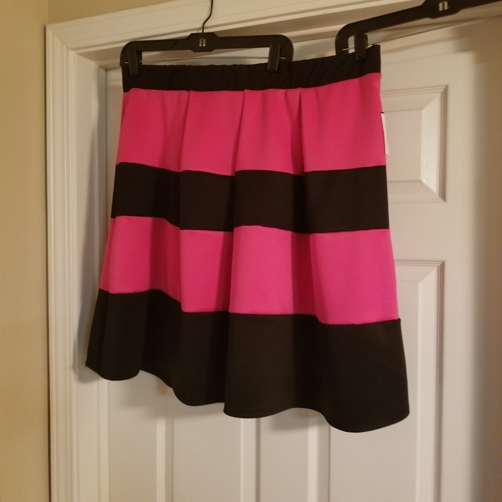 3x Color block skirt